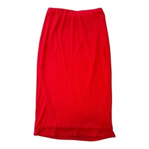 AFRM Los Angeles Red Maxi Skirt Size Small Fitted Stretch‎ Bodycon Cocktail NWOT